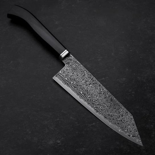 Bunka SG-2 Black Damascus Western Ebony Handle 180mm (7”)