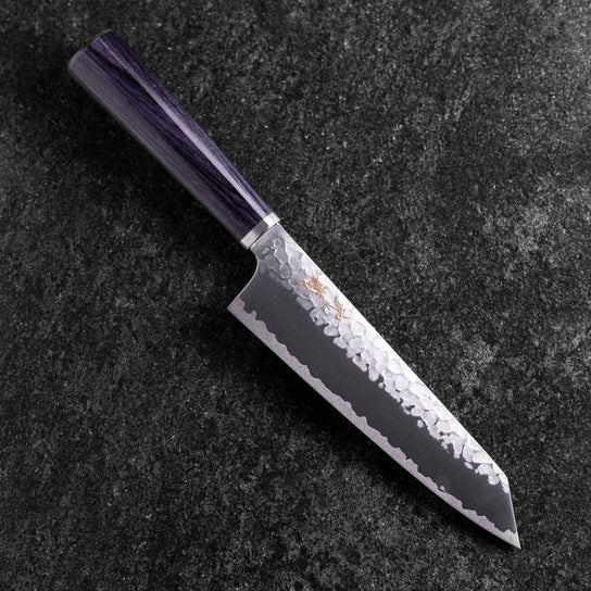 Bunka VG-10 Tsuchime Oval Purple Handle 165mm (6.5”)