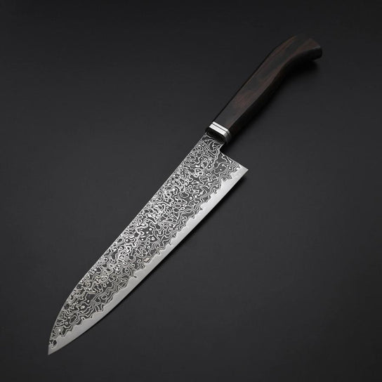 Gyuto SG-2 Black Nickel Damascus Western Ebony Handle 210mm (8.3”)
