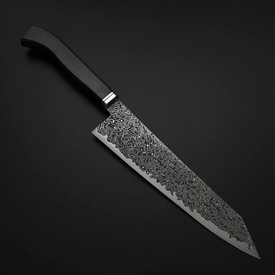 Kiritsuke SG-2 Black Nickel Damascus Western Ebony Handle 210mm (8.3”)