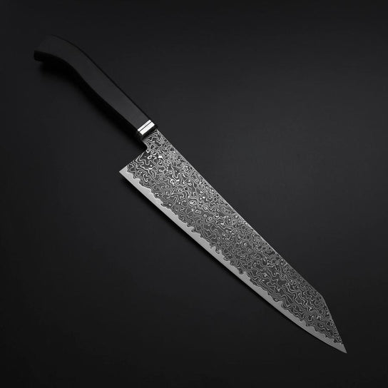 Kiritsuke SG-2 Black Nickel Damascus Western Ebony Handle 240mm (9.4”)