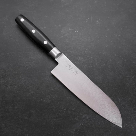 Santoku VG-10 Damascus Western Round Handle 180mm (7”)
