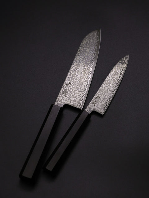 SLD Santoku & Petty Ebony Bundle