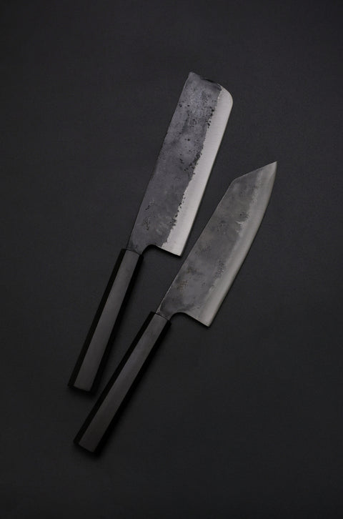 Blue #2 Bunka & Nakiri Ebony Bundle
