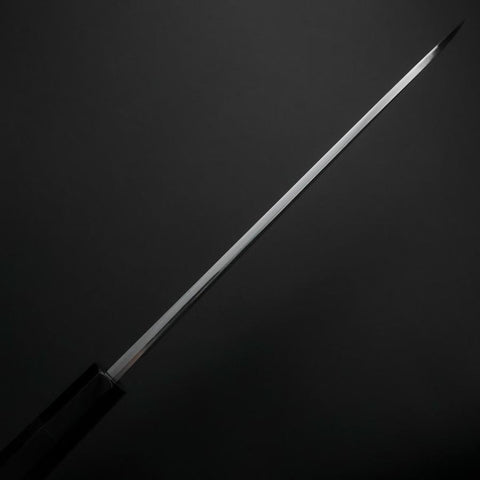 Aideba White Steel #2 Kasumi Buffalo Ebony Handle 240mm (9.4”)-[Musashi]-[Japanese-Kitchen-Knives]
