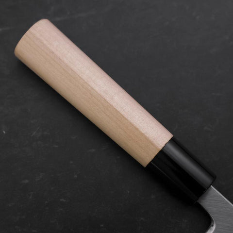 Aideba White Steel #2 Kasumi Buffalo Magnolia Handle 180mm (7”)-[Musashi]-[Japanese-Kitchen-Knives]