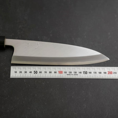Aideba White Steel #2 Kasumi Buffalo Magnolia Handle 195mm (7.7”)-[Musashi]-[Japanese-Kitchen-Knives]