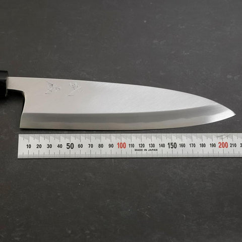 Aideba White Steel #2 Kasumi Buffalo Magnolia Handle 210mm (8.3”)-[Musashi]-[Japanese-Kitchen-Knives]