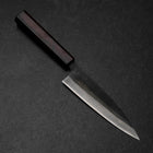 Ajikiri Blue Steel #1 Kurouchi Purple Urushi Handle 145mm (5.7”)-[Musashi]-[Japanese-Kitchen-Knives]