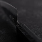 Ajikiri White Steel #2 Kurouchi Black Ishime Urushi Handle 105mm (4.1”)-[Musashi]-[Japanese-Kitchen-Knives]