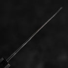 Ajikiri White Steel #2 Kurouchi Black Ishime Urushi Handle 105mm (4.1”)-[Musashi]-[Japanese-Kitchen-Knives]