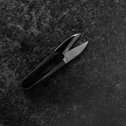 Black Embroidery Scissors Polished 105mm (4.1”)-[Musashi]-[Japanese-Kitchen-Knives]