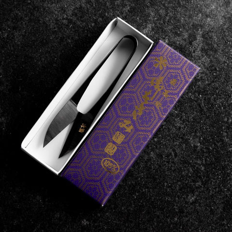 Black Embroidery Scissors Polished 105mm (4.1”)-[Musashi]-[Japanese-Kitchen-Knives]
