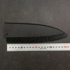 Black-Ishime Saya Sheath for Deba with Pin 180mm (7”)-[Musashi]-[Japanese-Kitchen-Knives]