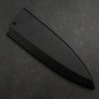 Black-Ishime Saya Sheath for Deba with Pin 180mm (7”)-[Musashi]-[Japanese-Kitchen-Knives]