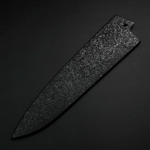 Black-Ishime Saya Sheath for Gyuto with Pin, 270mm (10.6”)-[Musashi]-[Japanese-Kitchen-Knives]