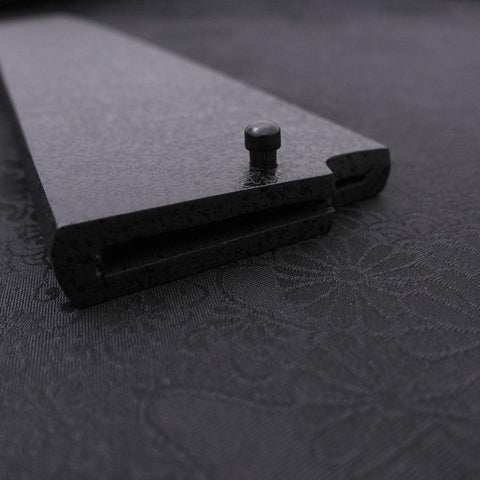 Black-Ishime Saya Sheath for Kiritsuke/Bunka with Pin, 210mm (8.3”)-[Musashi]-[Japanese-Kitchen-Knives]
