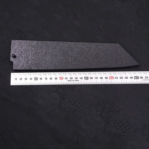 Black-Ishime Saya Sheath for Kiritsuke/Bunka with Pin, 210mm (8.3”)-[Musashi]-[Japanese-Kitchen-Knives]