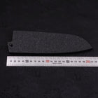 Black-Ishime Saya Sheath for Santoku Knife with Pin, 165/180mm (7”)-[Musashi]-[Japanese-Kitchen-Knives]