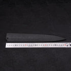 Black-Ishime Saya Sheath for Yanagiba with Pin, 270mm (10.6”)-[Musashi]-[Japanese-Kitchen-Knives]