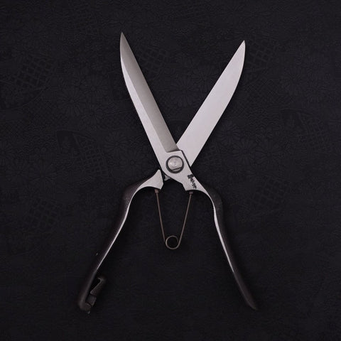 Black Musashi Pruning Shears / Garden Scissors Long Forged Handmade 270mm (10.6”)-[Musashi]-[Japanese-Kitchen-Knives]