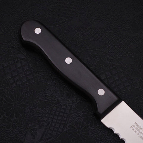 Bread knife Molybdenum Polished Western Handle 250mm-[Musashi]-[Japanese-Kitchen-Knives]