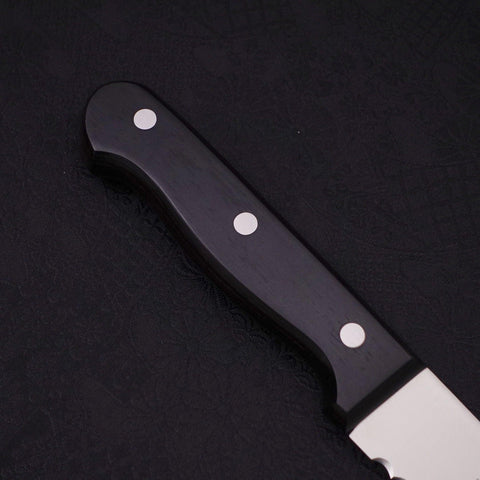 Bread knife Molybdenum Polished Western Handle 300mm (11.8”)-[Musashi]-[Japanese-Kitchen-Knives]