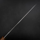 Bread knife Molybdenum Polished Yaki Urushi Handle 230mm-[Musashi]-[Japanese-Kitchen-Knives]