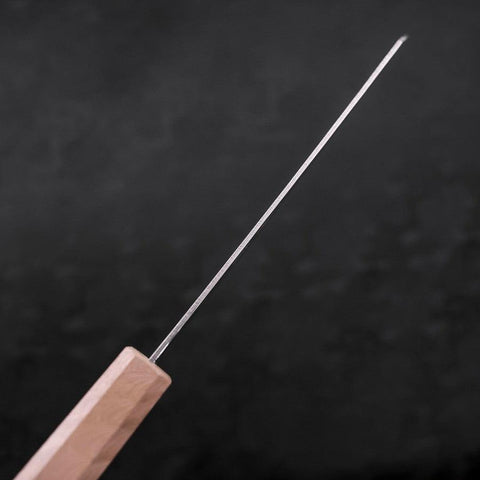 Bunka AUS-10 Nashiji Damascus Mirror White Urushi Handle 170mm (6.7”)-[Musashi]-[Japanese-Kitchen-Knives]