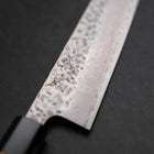 Bunka AUS-10 Tsuchime Damascus Buffalo Magnolia Handle 170mm (6.7”)-[Musashi]-[Japanese-Kitchen-Knives]