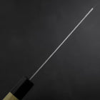 Bunka AUS-10 Tsuchime Damascus Buffalo Magnolia Handle 170mm (6.7”)-[Musashi]-[Japanese-Kitchen-Knives]