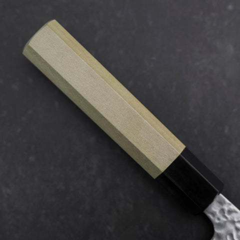 Bunka AUS-10 Tsuchime Damascus Buffalo Magnolia Handle 170mm (6.7”)-[Musashi]-[Japanese-Kitchen-Knives]