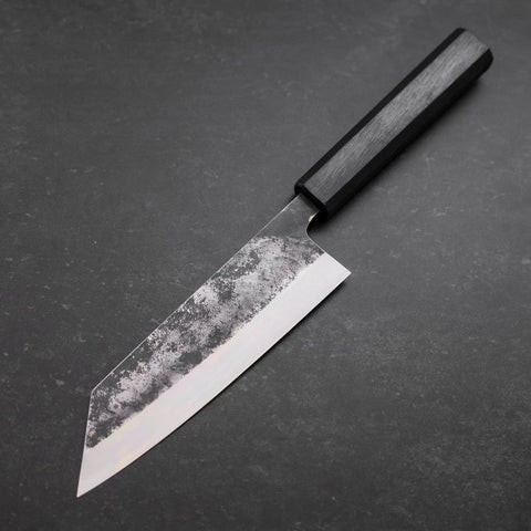 Bunka Blue Steel #1 Kurouchi Dark Blue Urushi Handle 170mm (6.7”)-[Musashi]-[Japanese-Kitchen-Knives]