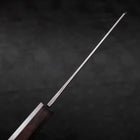 Bunka Blue Steel #1 Kurouchi Stainless Clad Ebony Handle 190mm (7.5”)-[Musashi]-[Japanese-Kitchen-Knives]