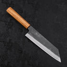 Bunka Blue Steel #1 Kurouchi Stainless Clad Oak Handle 190mm (7.5”)-[Musashi]-[Japanese-Kitchen-Knives]