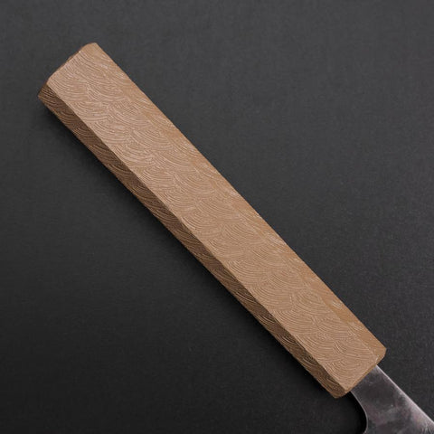 Bunka Blue Steel #1 Kurouchi White Urushi Handle 170mm (6.7”)-[Musashi]-[Japanese-Kitchen-Knives]