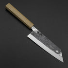 Bunka Blue Steel #1 Kurouchi White Urushi Handle 170mm (6.7”)-[Musashi]-[Japanese-Kitchen-Knives]