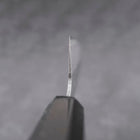 Bunka Blue Steel #2 Damascus Buffalo Ebony Handle 165mm (6.5”)-[Musashi]-[Japanese-Kitchen-Knives]