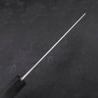 Bunka Blue Steel #2 Damascus Buffalo Ebony Handle 165mm (6.5”)-[Musashi]-[Japanese-Kitchen-Knives]