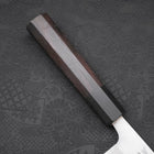 Bunka Blue Steel #2 Damascus Buffalo Ebony Handle 165mm (6.5”)-[Musashi]-[Japanese-Kitchen-Knives]