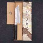 Bunka Blue Steel #2 Damascus Buffalo Ebony Handle 165mm (6.5”)-[Musashi]-[Japanese-Kitchen-Knives]