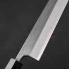 Bunka Blue Steel #2 Kurouchi Damascus Buffalo Teak Handle 165mm (6.5”)-[Musashi]-[Japanese-Kitchen-Knives]