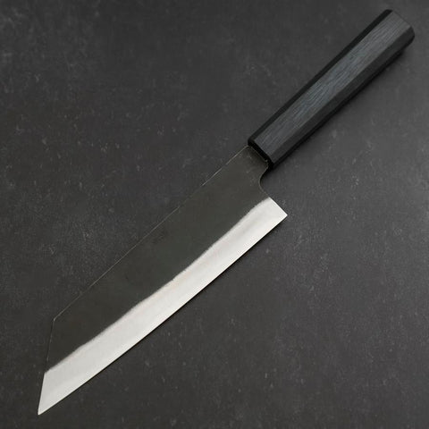 Bunka Blue Steel #2 Kurouchi Dark Blue Urushi Handle 190mm (7.5”)-[Musashi]-[Japanese-Kitchen-Knives]