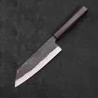 Bunka Blue Steel #2 Kurouchi Ebony Handle 165mm (6.5”)-[Musashi]-[Japanese-Kitchen-Knives]