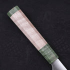 Bunka Blue Super Polished Maple Green Handle 180mm (7”)-[Musashi]-[Japanese-Kitchen-Knives]