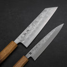 Bunka & Kaisaki Silver Steel #3 Vg-10 Nashiji Yaki Urushi Handle Sakura Set-[Musashi]-[Japanese-Kitchen-Knives]