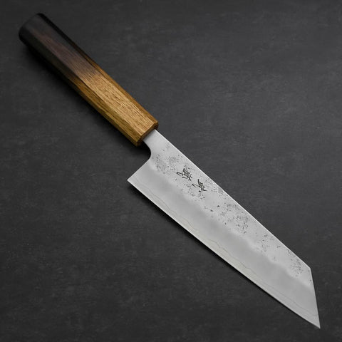 Bunka & Kaisaki Silver Steel #3 Vg-10 Nashiji Yaki Urushi Handle Sakura Set-[Musashi]-[Japanese-Kitchen-Knives]