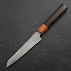 Bunka & Kiritsuke Petty VG-10 Damascus Shitan Ebony Sakura Set-[Musashi]-[Japanese-Kitchen-Knives]