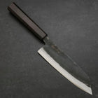 Bunka & Kobunka Blue Steel #2 Kurouchi Ebony Handle Sakura Set-[Musashi]-[Japanese-Kitchen-Knives]
