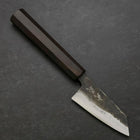 Bunka & Kobunka Blue Steel #2 Kurouchi Ebony Handle Sakura Set-[Musashi]-[Japanese-Kitchen-Knives]